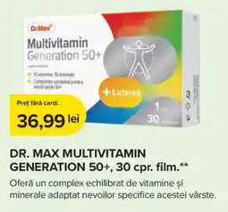 Dr.Max Dr.Max multivitamin generation 50+ Ofertă
