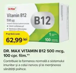 Dr.Max Dr.Max vitamin b12 Ofertă