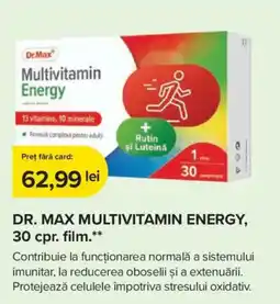 Dr.Max Dr.Max multivitamin energy Ofertă