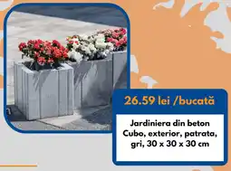 Dedeman Cubo jardiniera din beton Ofertă