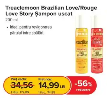 Treaclemoon Brazilian Love/Rouge Love Story șampon uscat