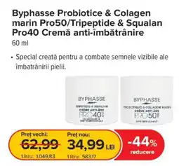 Dr.Max Byphasse Probiotice & Colagen marin Pro50/Tripeptide & Squalan Pro40 Cremă anti-îmbătrânire Ofertă