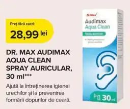 Dr.Max Dr. Max audimax aqua clean spray auricular Ofertă