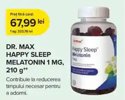 Dr.Max Dr. Max happy sleep melatonin 1 mg Ofertă