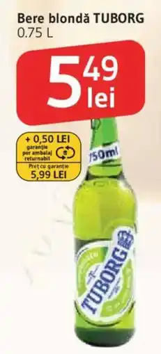 Supeco Tuborg bere blondă Ofertă