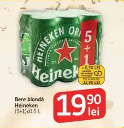 Supeco Heineken bere blondă Ofertă