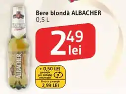 Supeco Bere blondă Albacher Ofertă