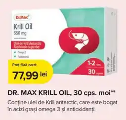 Dr.Max Dr.Max krill oil Ofertă