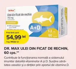Dr.Max Dr. Max ulei din ficat de rechin Ofertă