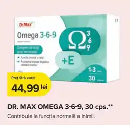 Dr.Max Dr.Max omega 3-6-9 Ofertă