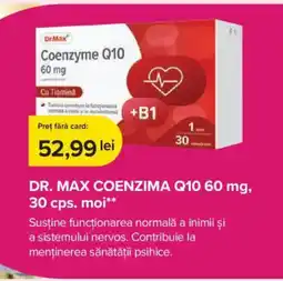 Dr.Max Dr. Max coenzima q10 60 mg Ofertă