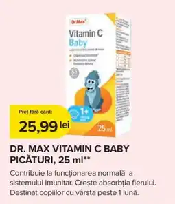 Dr.Max Dr. Max vitamin c baby picături Ofertă
