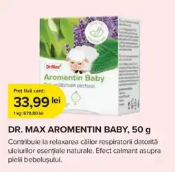 Dr.Max Dr.Max aromentin baby Ofertă