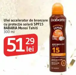 Supeco babarla ulei accelerator de bronzare Ofertă