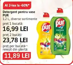 Supeco Pur detergent pentru vase Ofertă