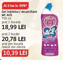 Supeco Ace gel inalbitor decalcifiant wc Ofertă