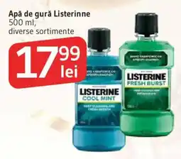 Supeco Listerine apă de gură Ofertă