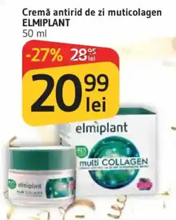 Supeco Elmimplant cremă antirid de zi muticolagen Ofertă