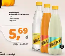 La Doi Pasi Schweppes băutură răcoritoare Ofertă