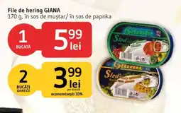 Supeco Giana file de hering Ofertă