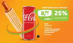 La Doi Pasi Motz crenvurști + Coca Cola original Ofertă