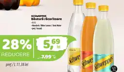 La Doi Pasi Schweppes băutură răcoritoare Ofertă