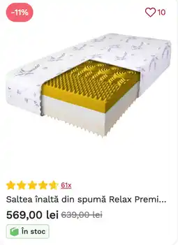 Favi Relax Premi Saltea înaltă din spumă Ofertă