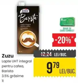 Mega Image Zuzu Lapte UHT integral pentru cafea, Barista Ofertă