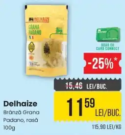 Mega Image Delhaize brânză grana padano Ofertă