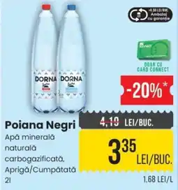 Mega Image Dorna Apă minerală naturală carbogazificată Ofertă