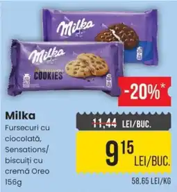 Mega Image Milka fursecuri cu ciocolata, sensations/ biscuiti cu cremă Oreo Ofertă
