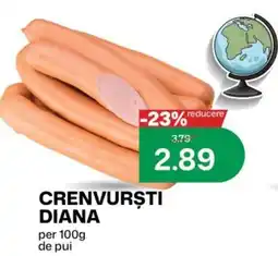 Diana Supermarket Diana crenvurști Ofertă