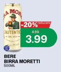 Diana Supermarket Birra Moretti Ofertă