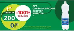 Diana Supermarket Miraqua apă carbogazificată de izvor Ofertă