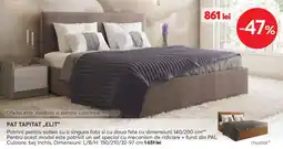 Mobila Videnov Pat tapitat elit Ofertă
