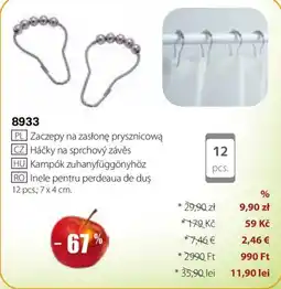 BetterStyle Inele pentru perdeaua de duș Ofertă