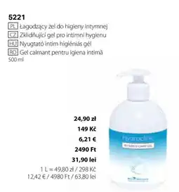 BetterStyle Hydroclinic gel calmant pentru igiena intimă Ofertă