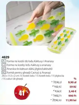 BetterStyle Formă pentru gheață Cactuși și Ananași Ofertă