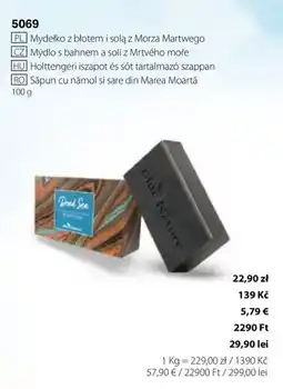 BetterStyle Sapun cu namoi si sare din Marea Moarta Ofertă