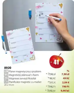 BetterStyle Planificator magnetic cu marker Ofertă