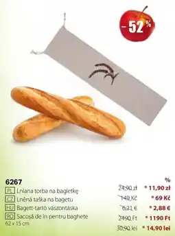 BetterStyle Sacoșă de in pentru baghete Ofertă
