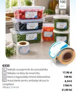 BetterStyle Autocolante pentru ambalaje de pus la congelator Ofertă