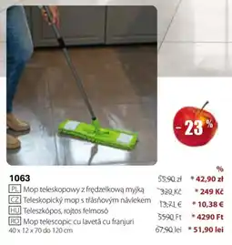 BetterStyle Mop telescopic cu lavetă cu franjuri Ofertă