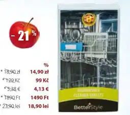 BetterStyle BetterStyle dishwasher cleaner tablets Ofertă