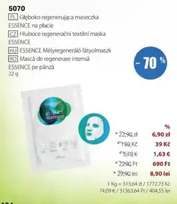 BetterStyle Essence mască de regenerare intensă pe pânză Ofertă