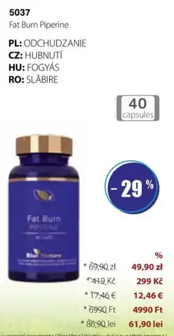BetterStyle Blue Nature Fat Burn Piperine Ofertă