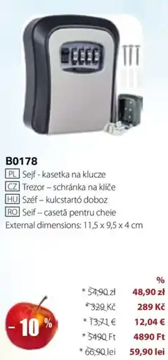 BetterStyle Seif - casetă pentru cheie Ofertă