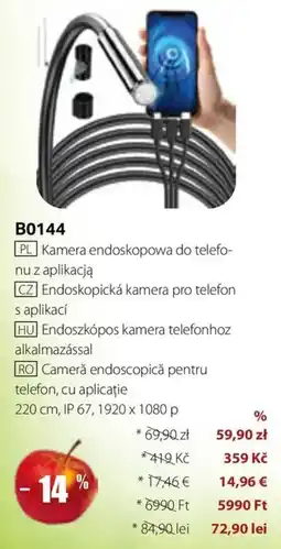 BetterStyle Camera endoscopica pentru telefon, cu aplicatie Ofertă