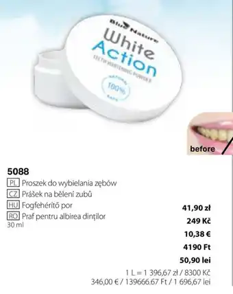 BetterStyle Praf pentru albirea dintilor Ofertă