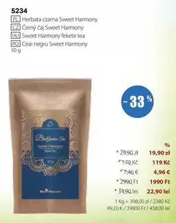 BetterStyle Blue Nature ceai negru sweet harmony Ofertă